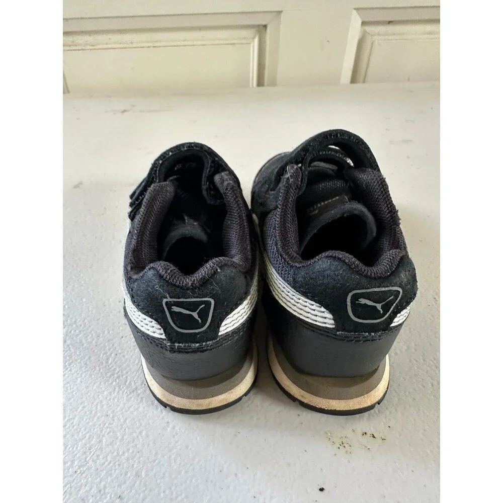 Puma Baby Unisex Vista Glitz V Double Hook Loop Runner Sneaker Shoes 7C
